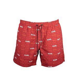 Karl Lagerfeld Rosso Polyester Men Swim Men's Boxer